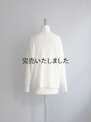 画像3: Gicipi(ジチピ) CERVO-ウールシルクリラックスフィットタートルネックニットソー エクル