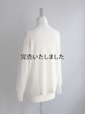 画像12: Gicipi(ジチピ) CERVO-ウールシルクリラックスフィットタートルネックニットソー エクル