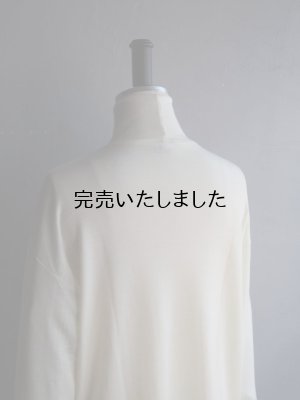 画像13: Gicipi(ジチピ) CERVO-ウールシルクリラックスフィットタートルネックニットソー エクル