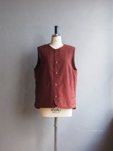 ARAN(アラン) ナイロンタッサー ライナーベスト ボルドー