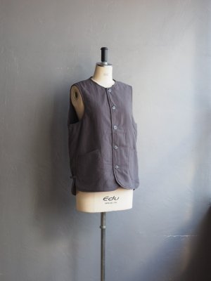 画像5: ARAN(アラン) ナイロンタッサー ライナーベスト ダークグレー