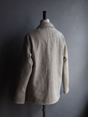 画像18: Le Laboureur(ルラブルール)-VESTON LAINE-カバーオールジャケット ウールメルトン エクル