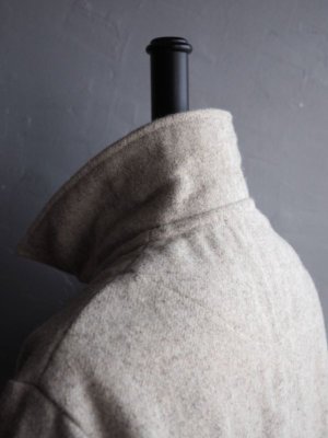 画像21: Le Laboureur(ルラブルール)-VESTON LAINE-カバーオールジャケット ウールメルトン エクル