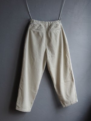 画像14: Still By Hand(スティルバイハンド) 5Wコーデュロイガーメントダイ1タックパンツ オフホワイト