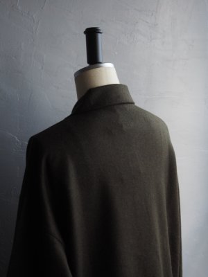 画像16: Still By Hand(スティルバイハンド) ウールシルクスピンドルポロシャツ オリーブ