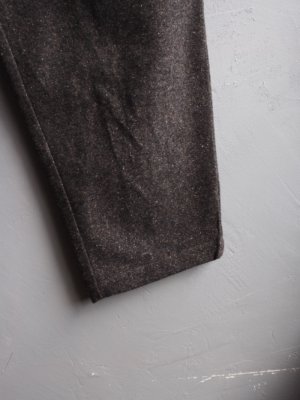 画像10: Still By Hand(スティルバイハンド) ウールシルクネップイージーテーパードパンツ ブラウン