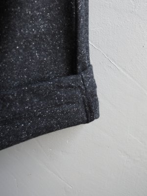 画像10: Still By Hand(スティルバイハンド) ウールシルクネップイージーテーパードパンツ チャコール