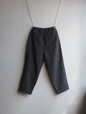 画像11: Still By Hand(スティルバイハンド) ウールシルクネップイージーテーパードパンツ チャコール