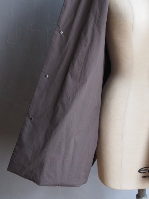 画像23: Still By Hand(スティルバイハンド) パデットシャツブルゾン チャコールブラウン