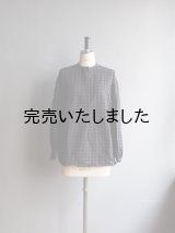 jujudhau(ズーズーダウ) 12BUTTON SHIRTS-12ボタンシャツ-ウールコットンチェック