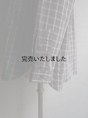 画像15: Still By Hand(スティルバイハンド) オーガニックコットンプルオーバーシャツ チャコールチェック