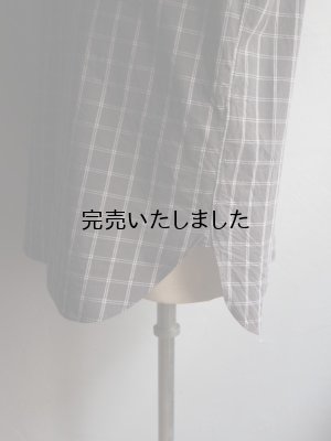 画像16: Still By Hand(スティルバイハンド) オーガニックコットンプルオーバーシャツ チャコールチェック