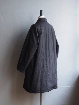画像4: Still By Hand(スティルバイハンド)パラフィンコットンパデットダッフルコート ブラック