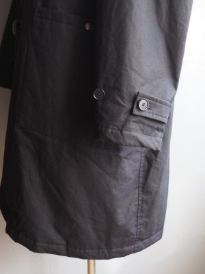 画像13: Still By Hand(スティルバイハンド)パラフィンコットンパデットダッフルコート ブラック