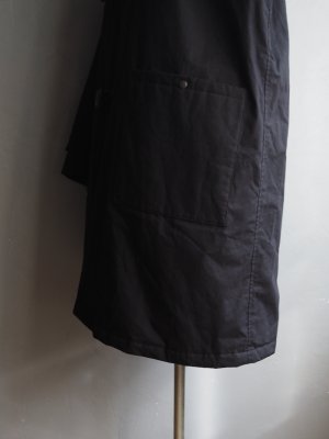 画像14: Still By Hand(スティルバイハンド)パラフィンコットンパデットダッフルコート ブラック
