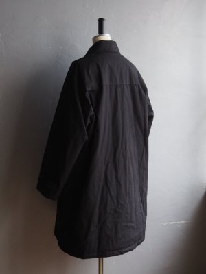 画像15: Still By Hand(スティルバイハンド)パラフィンコットンパデットダッフルコート ブラック