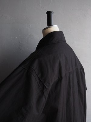 画像17: Still By Hand(スティルバイハンド)パラフィンコットンパデットダッフルコート ブラック