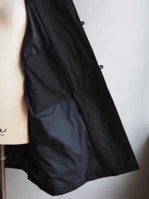 画像20: Still By Hand(スティルバイハンド)パラフィンコットンパデットダッフルコート ブラック