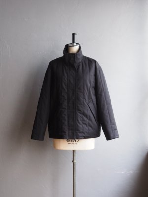 画像1: Still By Hand WM(スティルバイハンドウィメンズ) パディングショートブルゾン ブラック