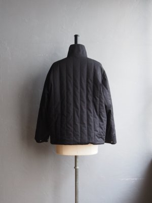 画像3: Still By Hand WM(スティルバイハンドウィメンズ) パディングショートブルゾン ブラック