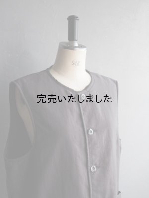 画像7: ARAN(アラン) ナイロンタッサー ライナーベスト ダークグレー