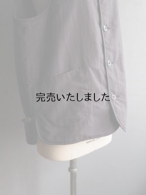 画像9: ARAN(アラン) ナイロンタッサー ライナーベスト ダークグレー