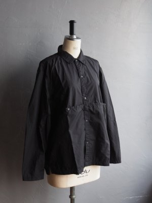 画像6: ENDS and MEANS(エンズアンドミーンズ) Light Shirts Jacket-ライトシャツジャケット- ブラック