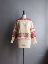 ASEEDONCLOUD(アシードンクラウド) Seiyako jacquard blouse オフホワイト