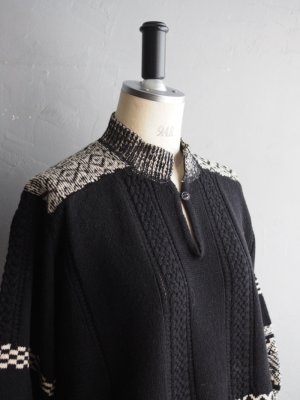 画像7: ASEEDONCLOUD(アシードンクラウド) Seiyako jacquard blouse ブラック