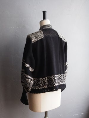 画像15: ASEEDONCLOUD(アシードンクラウド) Seiyako jacquard blouse ブラック
