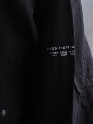 画像13: ENDS and MEANS(エンズアンドミーンズ) Lined Travel Half Parka ブラック