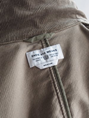 画像24: ENDS and MEANS(エンズアンドミーンズ) Work Jacket グレーカーキ