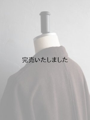 画像22: Still By Hand(スティルバイハンド) コットンウールカルゼポケットジャケット ブラウン