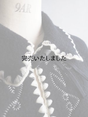 画像9: ASEEDONCLOUD(アシードンクラウド) Kigansai fleece jacket ブラック