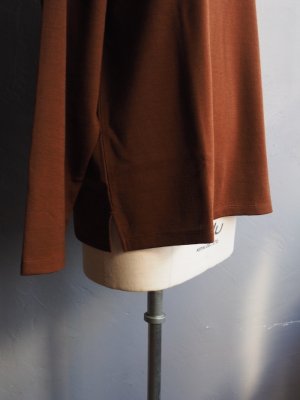 画像13: Still By Hand(スティルバイハンド)  and ordinary.別注ミラノリブカットソー ブラウン