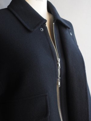 画像11: LAMOND(ラモンド) DOUBLE WEAVE WOOL BLOUSON ブラック