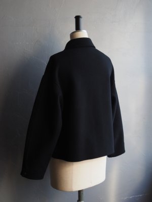 画像15: LAMOND(ラモンド) DOUBLE WEAVE WOOL BLOUSON ブラック