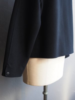 画像18: LAMOND(ラモンド) DOUBLE WEAVE WOOL BLOUSON ブラック