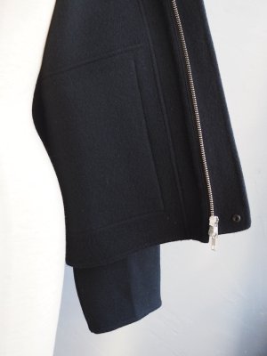 画像20: LAMOND(ラモンド) DOUBLE WEAVE WOOL BLOUSON ブラック