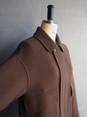 画像9: LAMOND(ラモンド) DOUBLE WEAVE WOOL BLOUSON ブラウン
