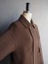 画像9: LAMOND(ラモンド) DOUBLE WEAVE WOOL BLOUSON ブラウン (9)
