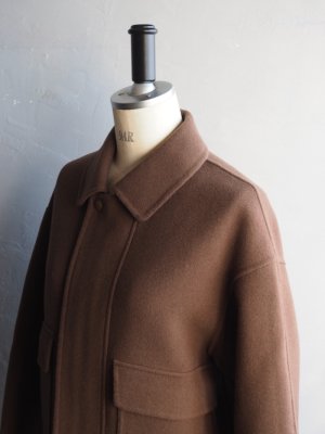画像12: LAMOND(ラモンド) DOUBLE WEAVE WOOL BLOUSON ブラウン