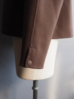 画像13: LAMOND(ラモンド) DOUBLE WEAVE WOOL BLOUSON ブラウン
