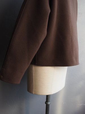 画像18: LAMOND(ラモンド) DOUBLE WEAVE WOOL BLOUSON ブラウン
