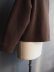 画像18: LAMOND(ラモンド) DOUBLE WEAVE WOOL BLOUSON ブラウン (18)