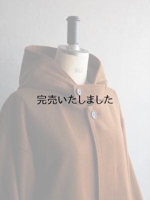 画像14: Still By Hand(スティルバイハンド) ラムウールフードコート キャメル