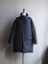 画像1: LAMOND(ラモンド) LIGHT SHELL STAND DOWN COAT ブラック (1)