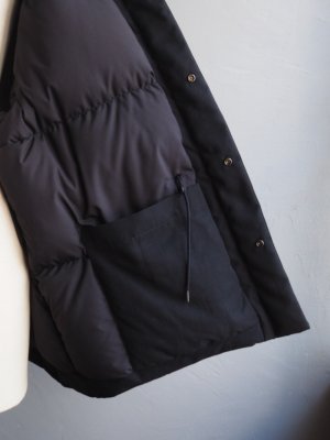 画像19: Still By Hand(スティルバイハンド) フレンチダックダウンジャケット インクブラック