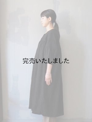 画像2: pub(ピューブ) マイヤーコットンワンピース ブラック