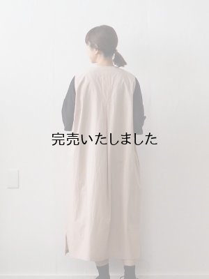 画像2: pub(ピューブ) コットンワッシャー ノースリーブワンピース ピンク